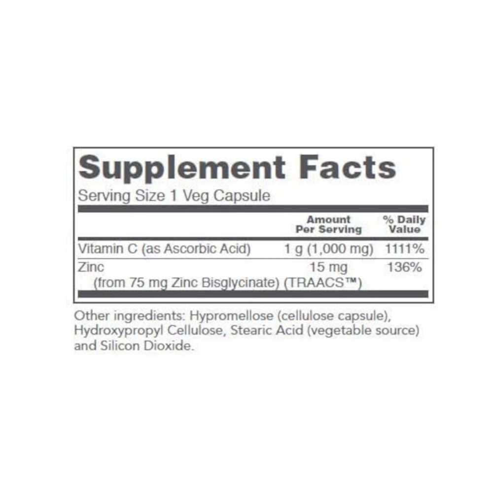 Protocol C-1000 + ZINC-15 - 120 Capsules PLB06901 BeautifiedYou.com