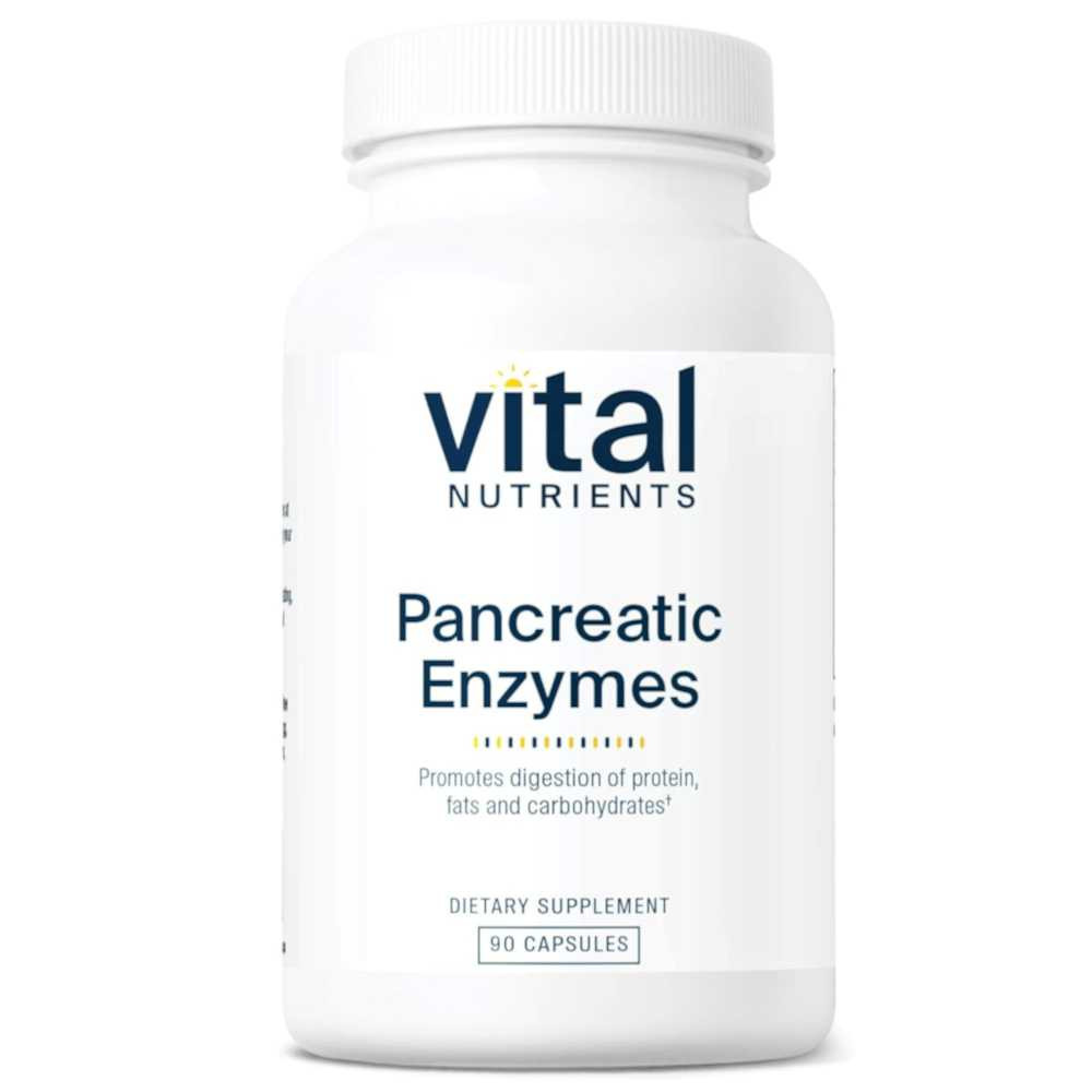 Vital Nutrients Pancreatic Enzymes 1000mg (Full Strength) VNT-PE BeautifiedYou.com