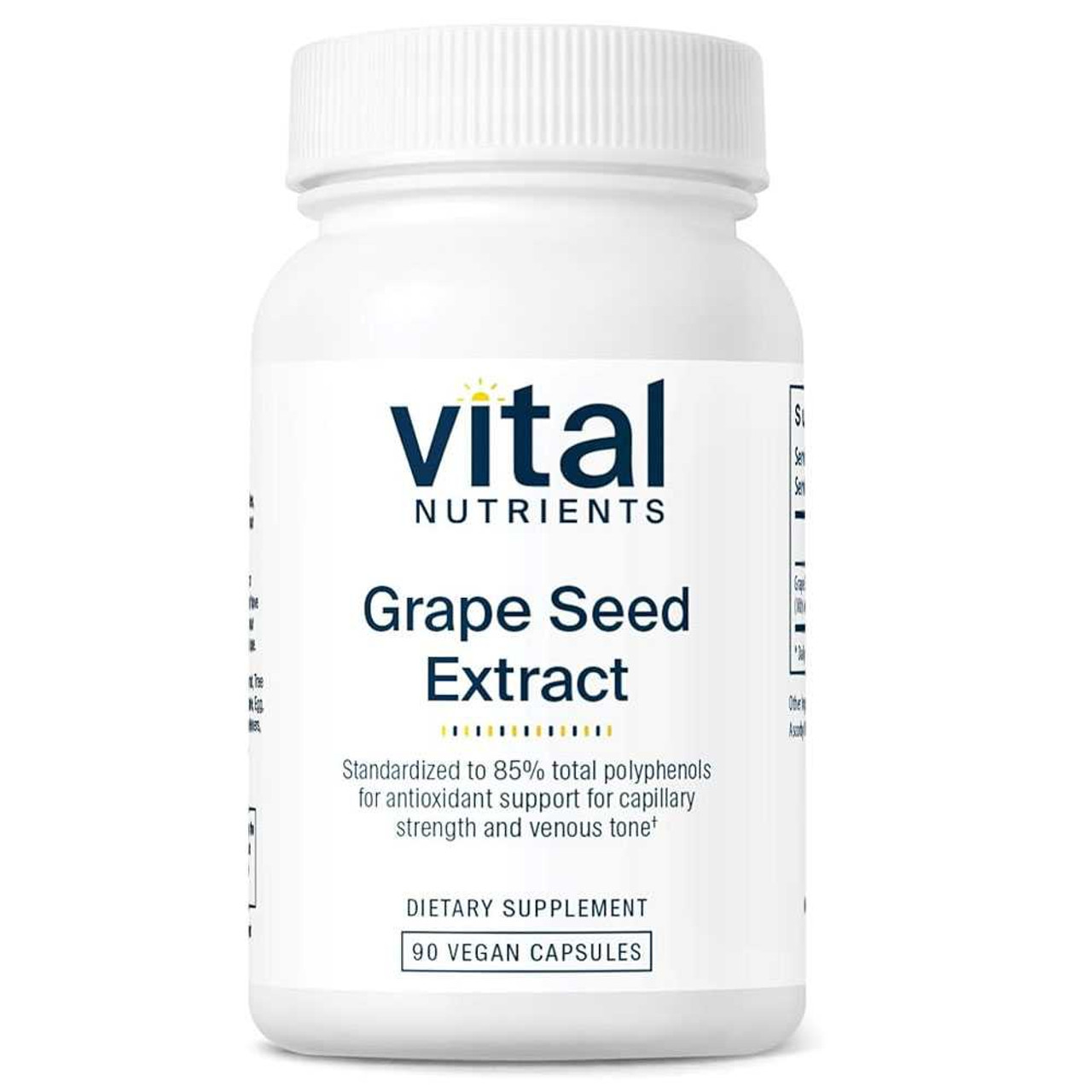 Vital Nutrients Grape Seed Extract - 90 Capsules VNT46115 BeautifiedYou.com