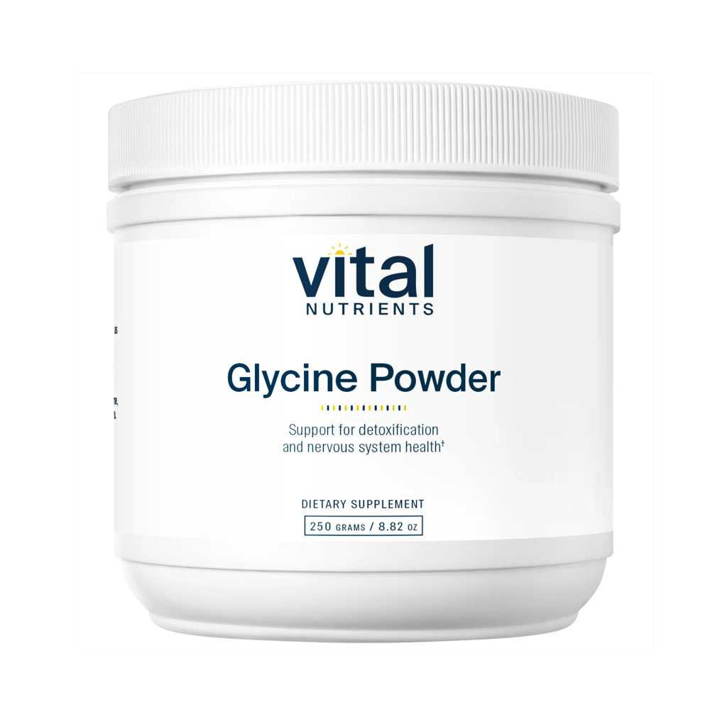 Vital Nutrients Glycine Powder 4000mg - 250 Grams VNT11116 BeautifiedYou.com