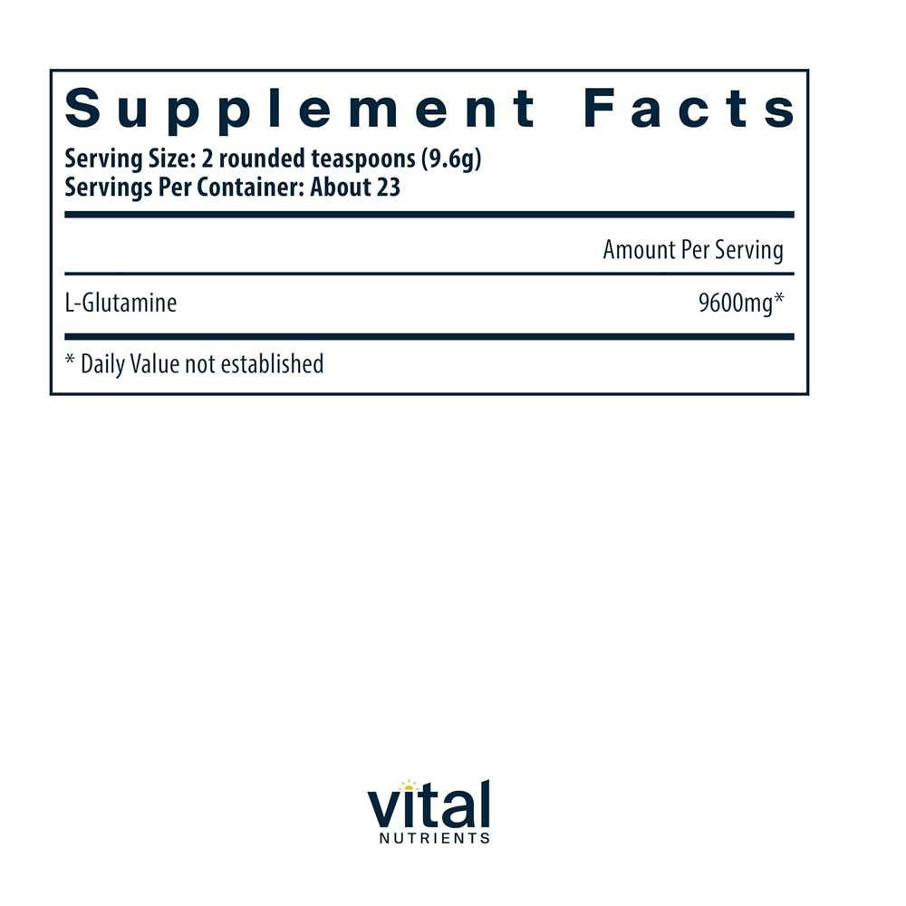 Vital Nutrients Glutamine Powder VNT-GP BeautifiedYou.com