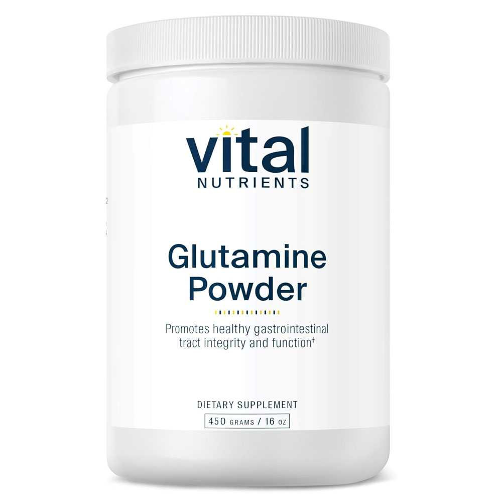 Vital Nutrients Glutamine Powder 450 gram (16 oz) tub