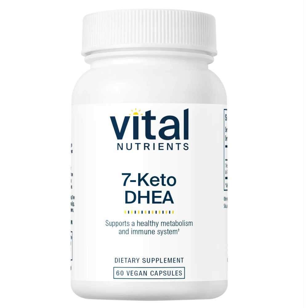 Vital Nutrients 7-Keto DHEA 100mg - 60 Capsules VNT61112 BeautifiedYou.com