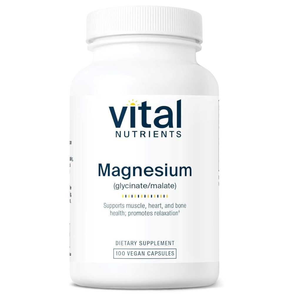 Vital Nutrients Magnesium (Glycinate/Malate) VNT-MAG BeautifiedYou.com