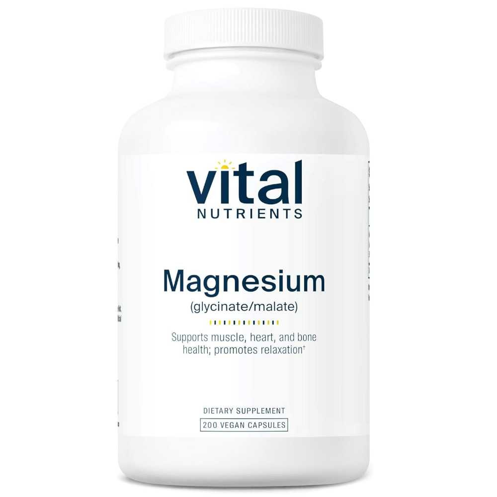 Vital Nutrients Magnesium (Glycinate/Malate) VNT-MAG BeautifiedYou.com