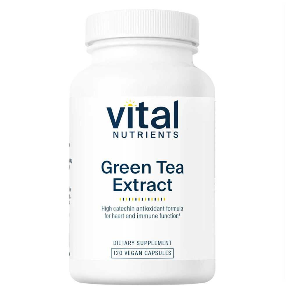 Vital Nutrients Green Tea Extract - 120 Capsules VNT18211 BeautifiedYou.com