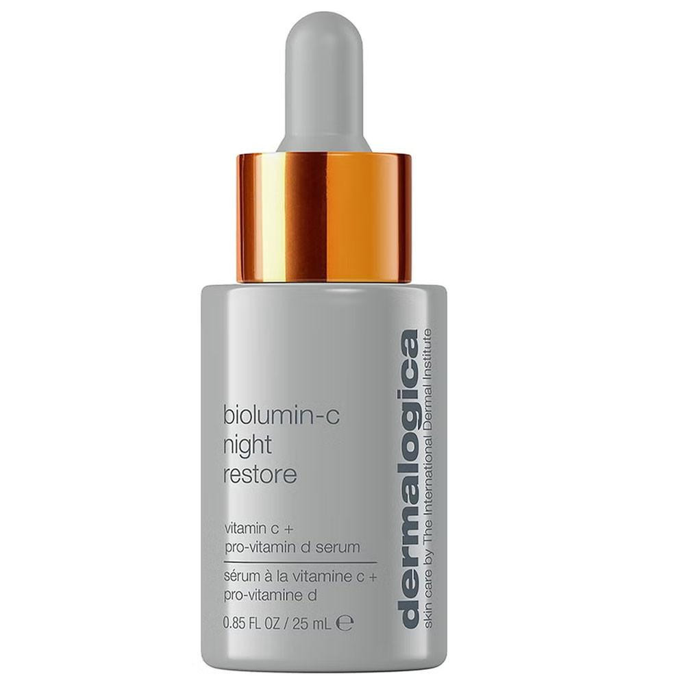 Dermalogica BioLumin-C Night Restore gray dropper bottle