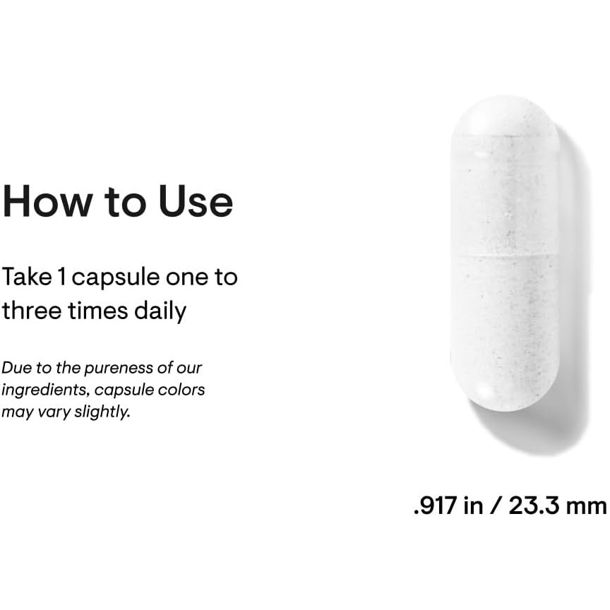Capsule with how-to-use directions