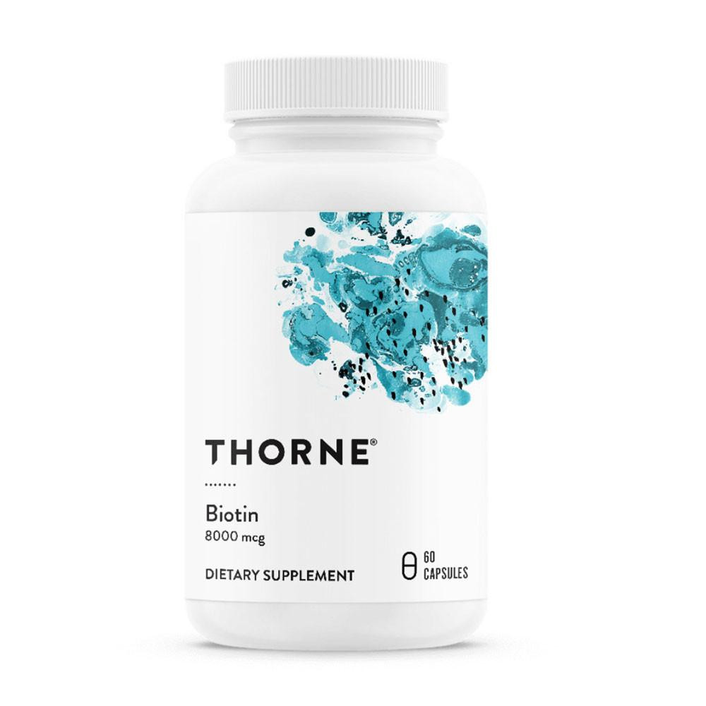 Thorne Biotin 60 capsule bottle
