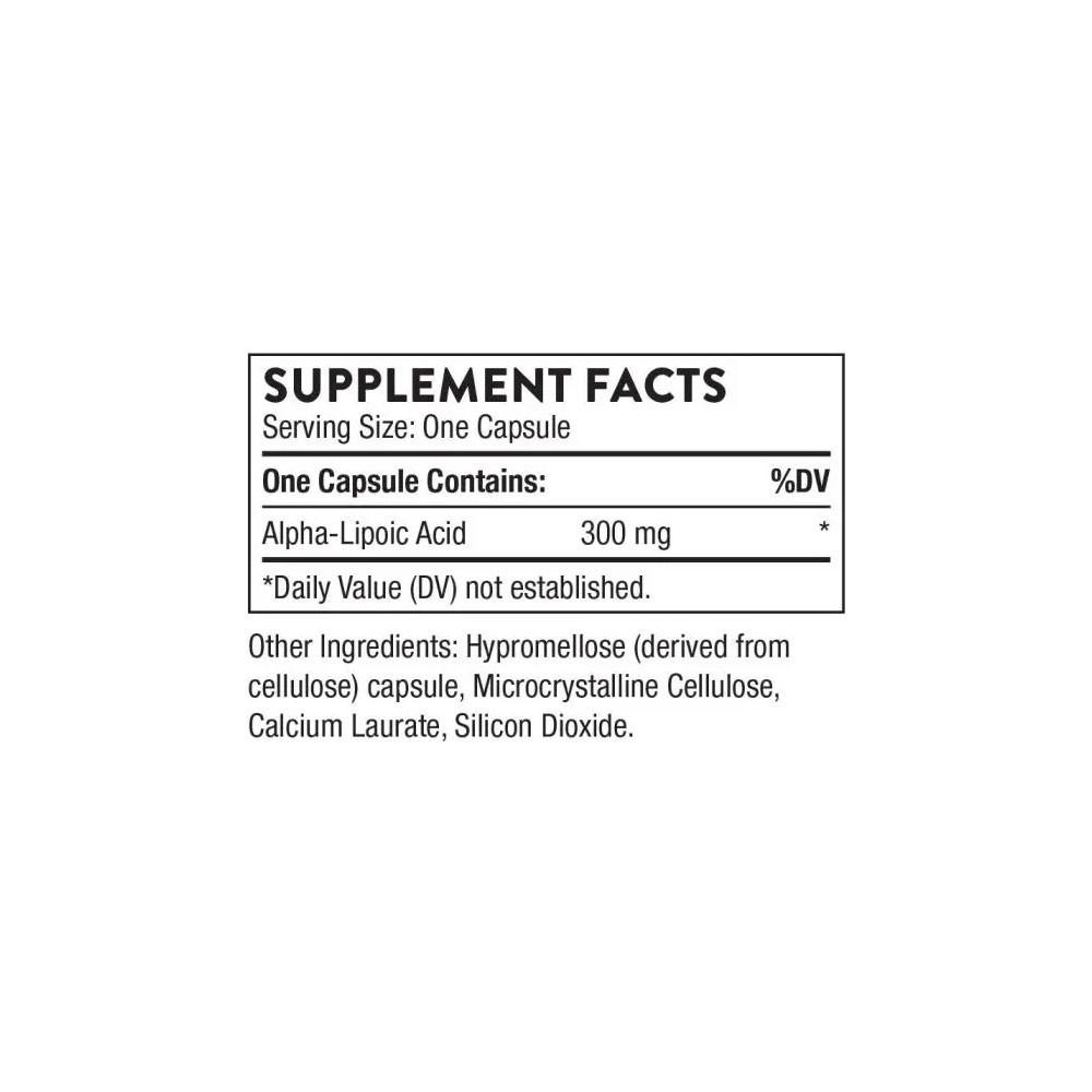 Thorne Alpha-Lipoic Acid - 60 Capsules THR97012 BeautifiedYou.com