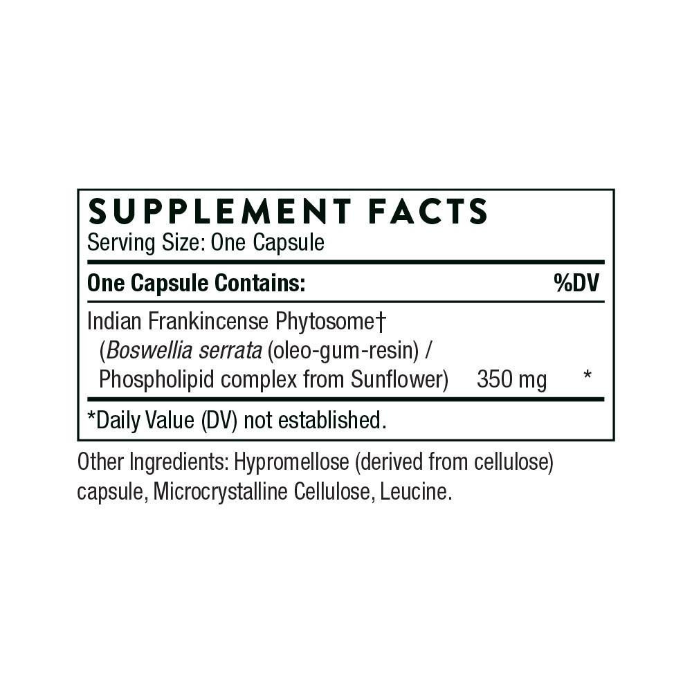 Thorne Boswellia Phytosome - 60 Capsules THR06435 BeautifiedYou.com