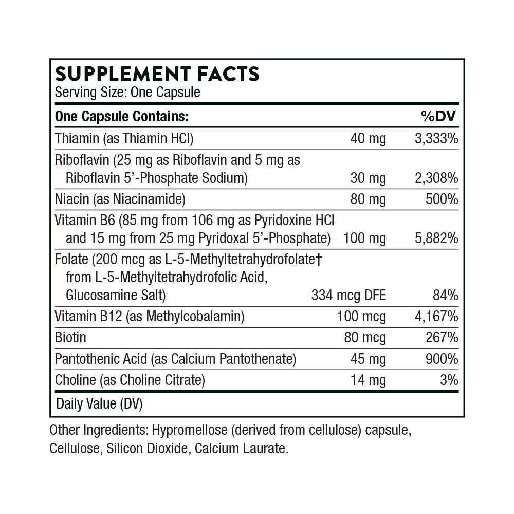 Thorne B-Complex #6 - NSF Certified for Sport - 60 Capsules THR06036 BeautifiedYou.com