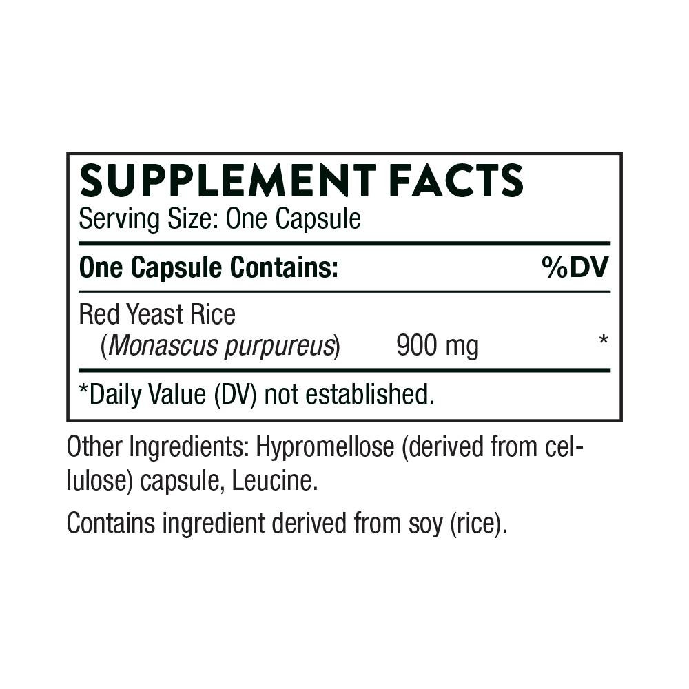 Thorne Red Yeast Rice - 120 Capsules