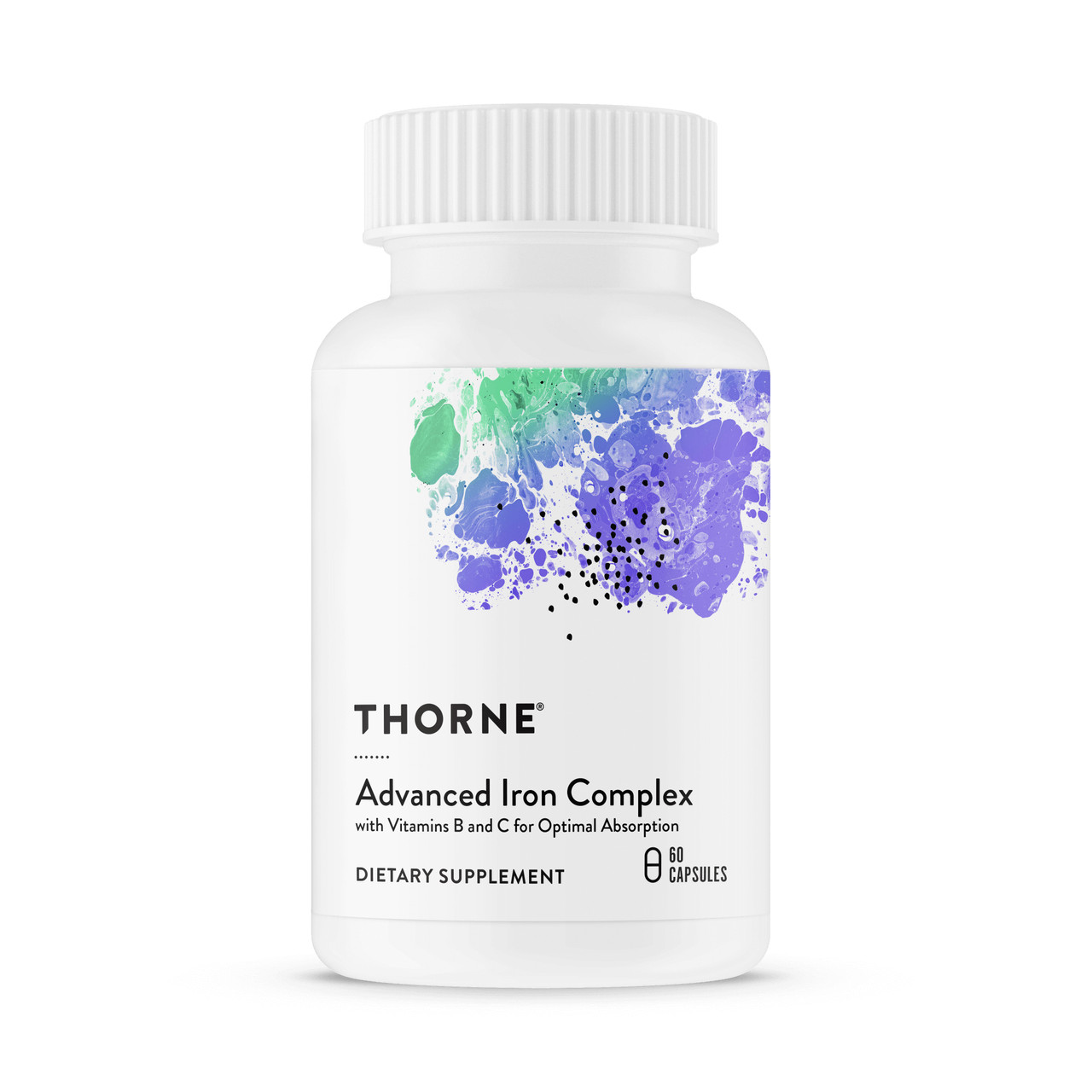 Thorne Advanced Iron Complex - 60 Capsules THR50031 BeautifiedYou.com
