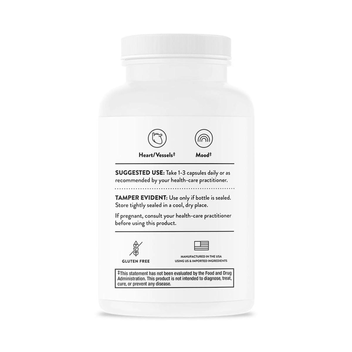 Suggested use and icons on the side of the Methyl-Guard Plus bottle