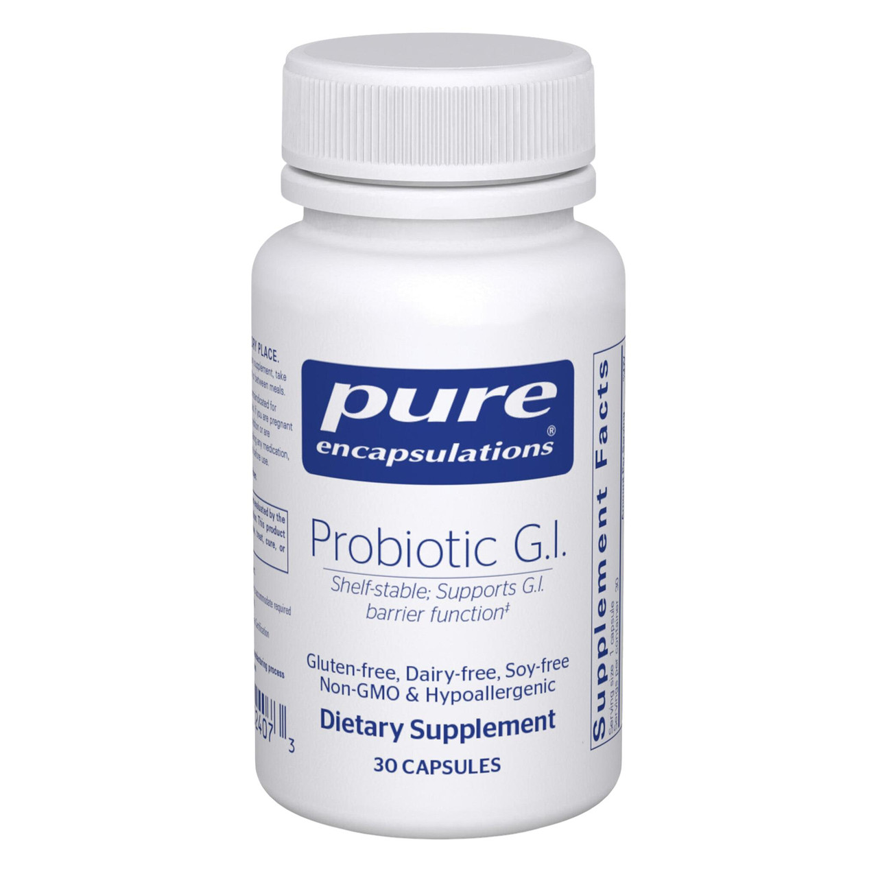 Pure Encapsulations Probiotic G.I. capsules bottle