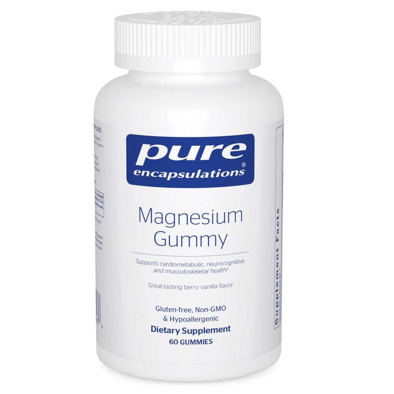Pure Encapsulations Magnesium Gummy - 60 Gummies PURE25636 BeautifiedYou.com