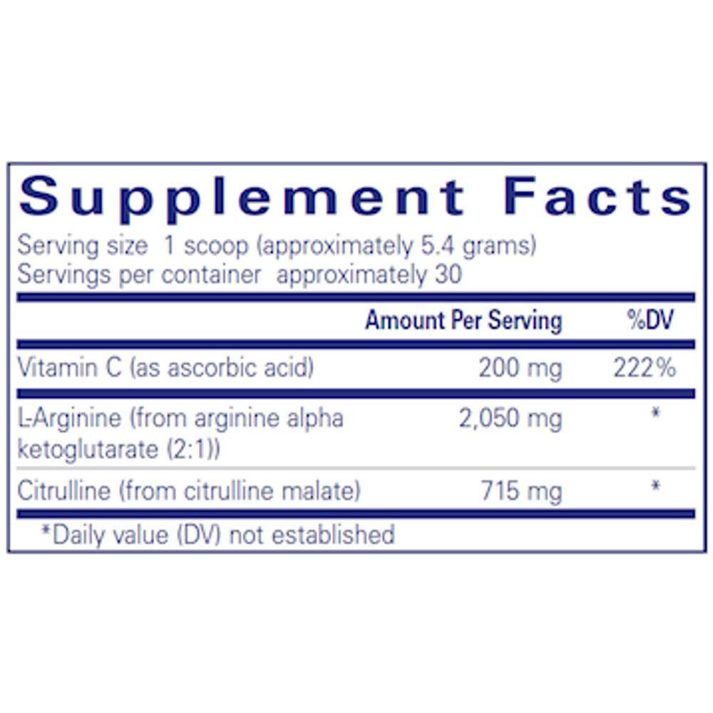 Pure Encapsulations Nitric Oxide Support - 162 Grams PURE12612 BeautifiedYou.com