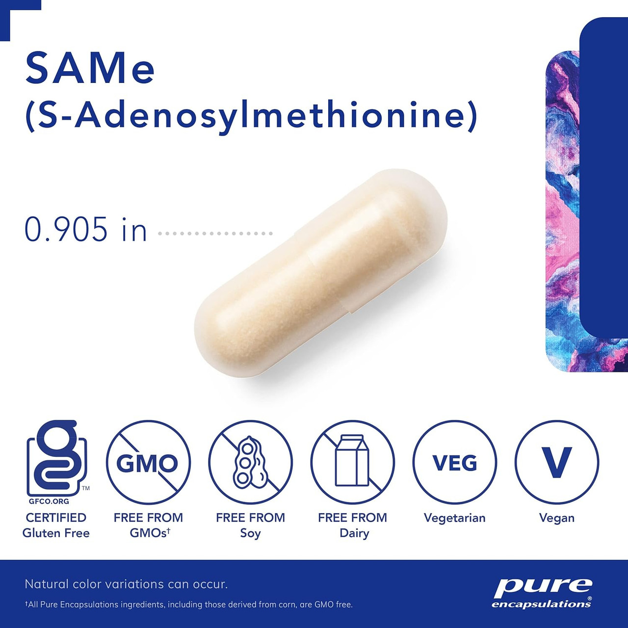 Pure Encapsulations SAMe - 60 Capsules