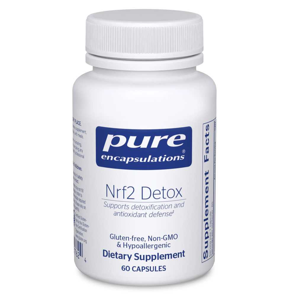 Pure Encapsulations Nrf2 Detox - 60 Capsules PURE17624 BeautifiedYou.com