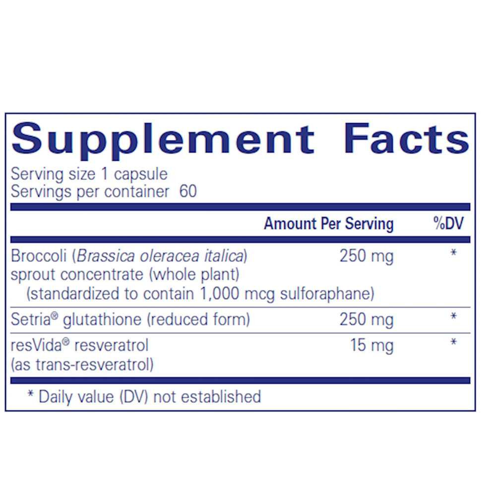 Pure Encapsulations Nrf2 Detox - 60 Capsules PURE17624 BeautifiedYou.com