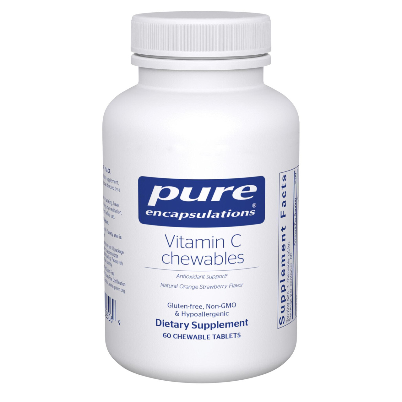 Pure Encapsulations Vitamin C Chewables - 60 Tablets PURE23069 BeautifiedYou.com