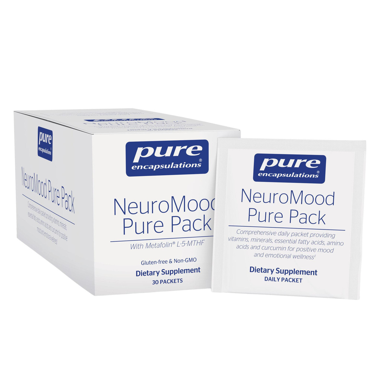 Pure Encapsulations NeuroMood Pure Pack 30 packets box and daily packet