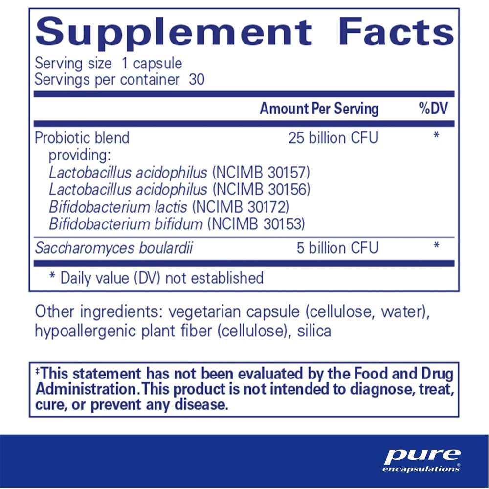 Pure Encapsulations PureBi Ome Intensive - 30 Capsules PURE15446 BeautifiedYou.com