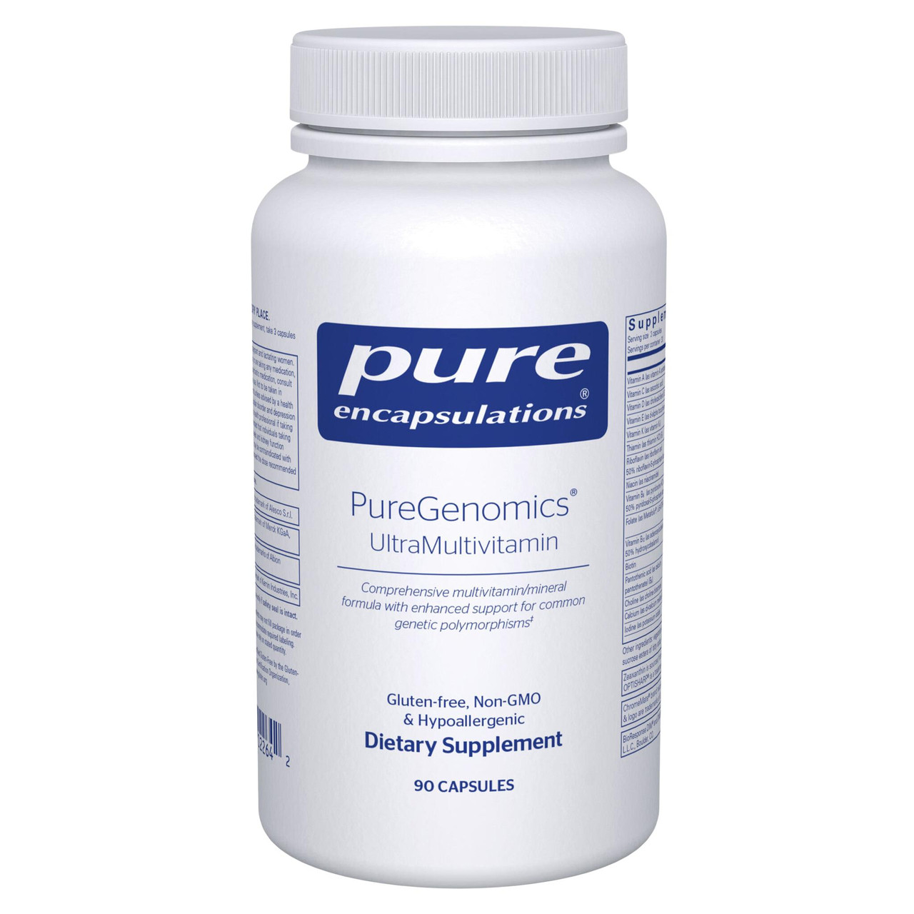 Pure Encapsulations PureGenomics UltraMultivitamin - 90 Capsules PURE22642 BeautifiedYou.com
