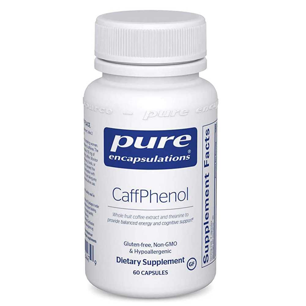 Pure Encapsulations CaffPhenol 60 capsule bottle