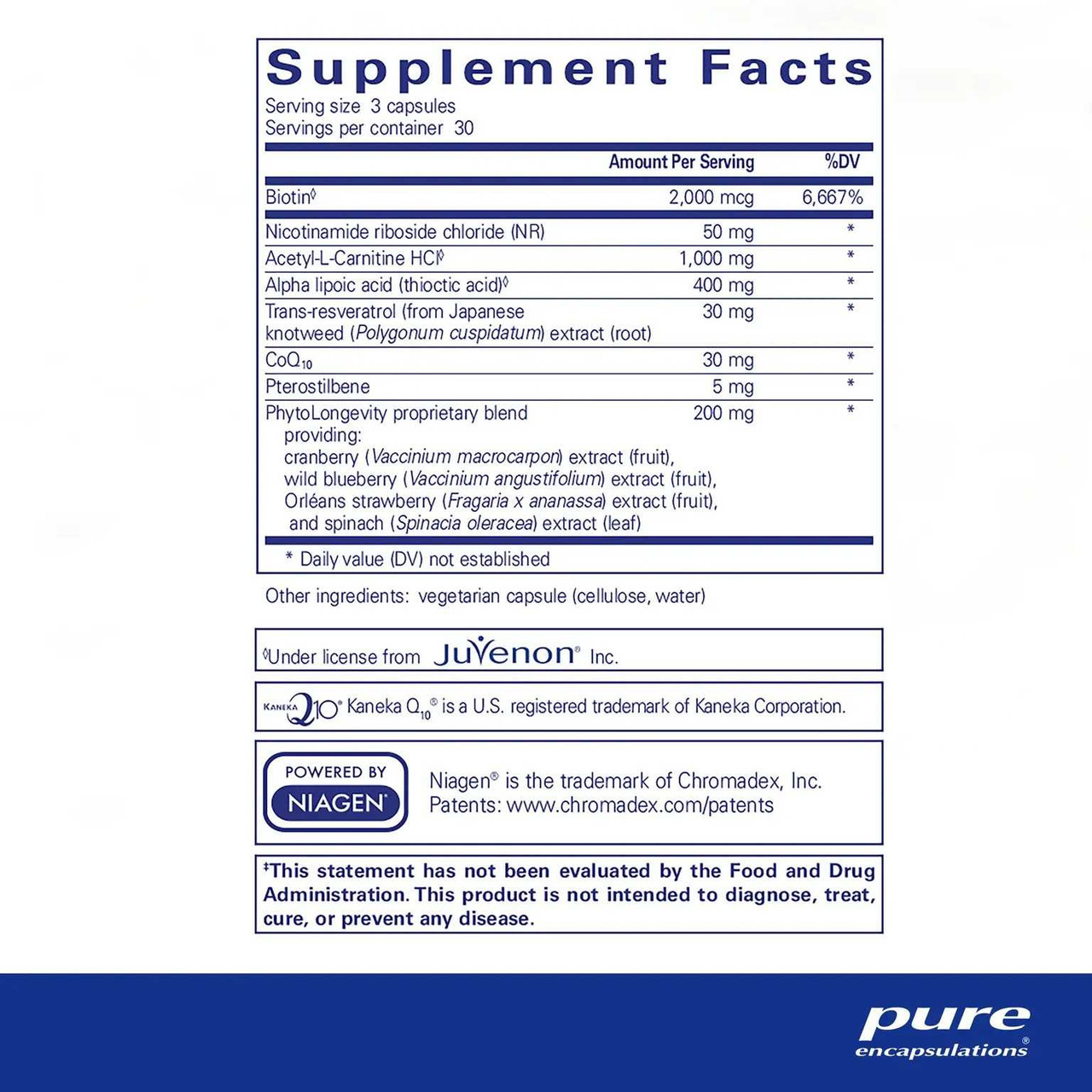 Pure Encapsulations RevitalAge Ultra - 90 Capsules PURE25612 BeautifiedYou.com