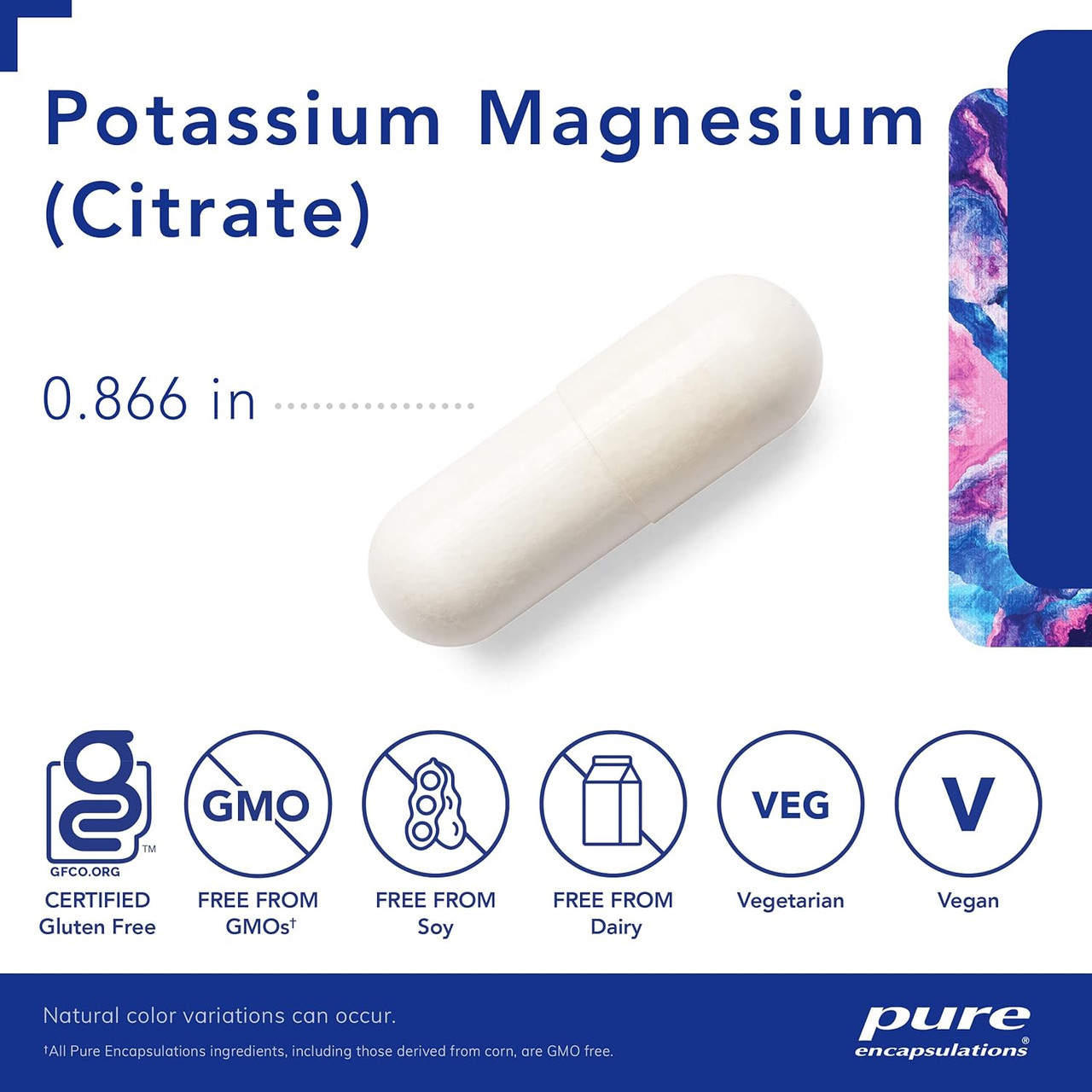 Pure Encapsulations Potassium Magnesium (Citrate) - 180 Capsules