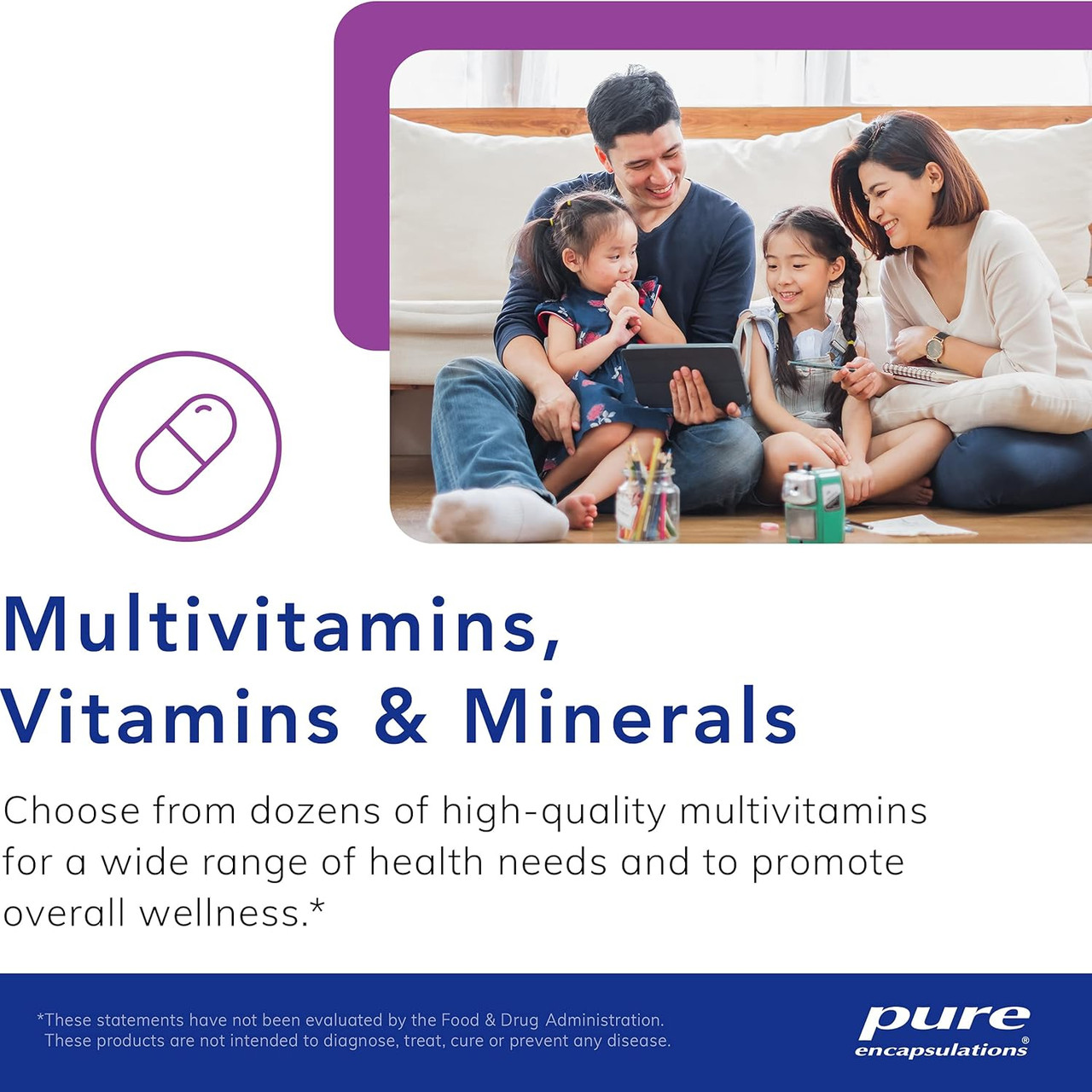 Pure Encapsulations Mineral 650 without Copper & Iron - 180 Capsules