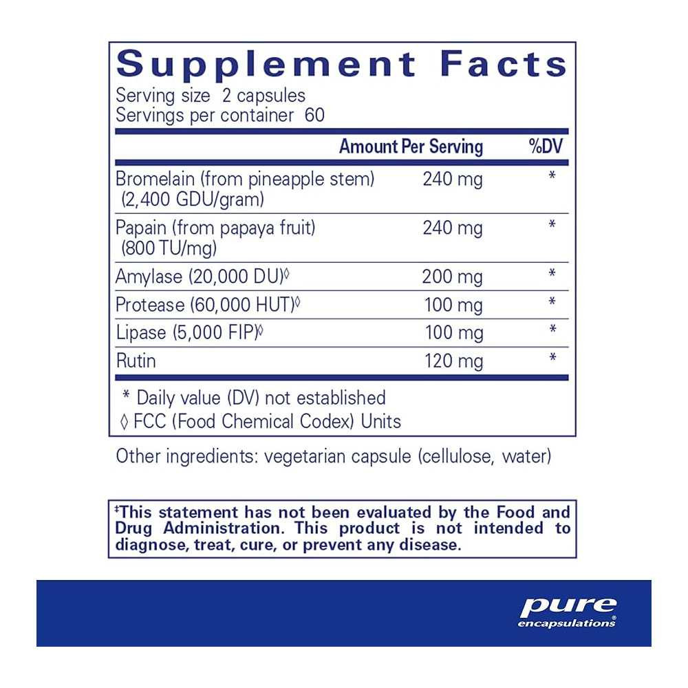 Pure Encapsulations A.I. Enzymes - 120 Capsules PURE03184 BeautifiedYou.com