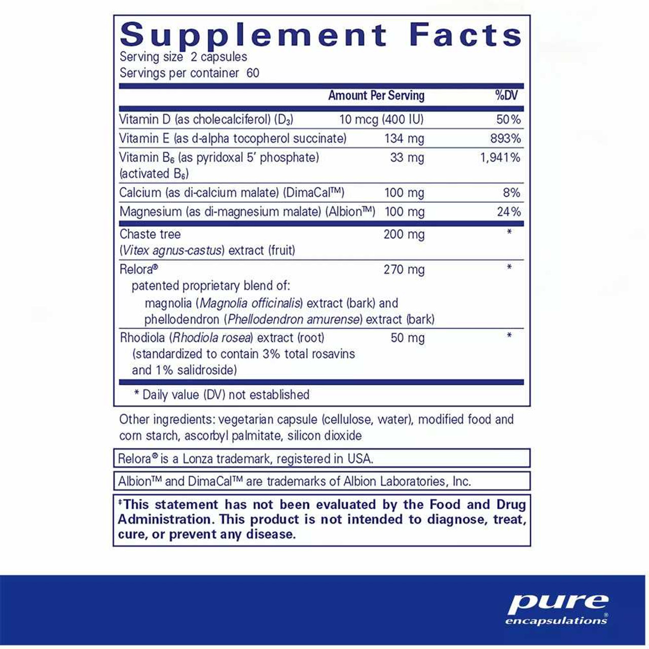 Pure Encapsulations PMS Essentials - 120 Capsules PURE12971 BeautifiedYou.com