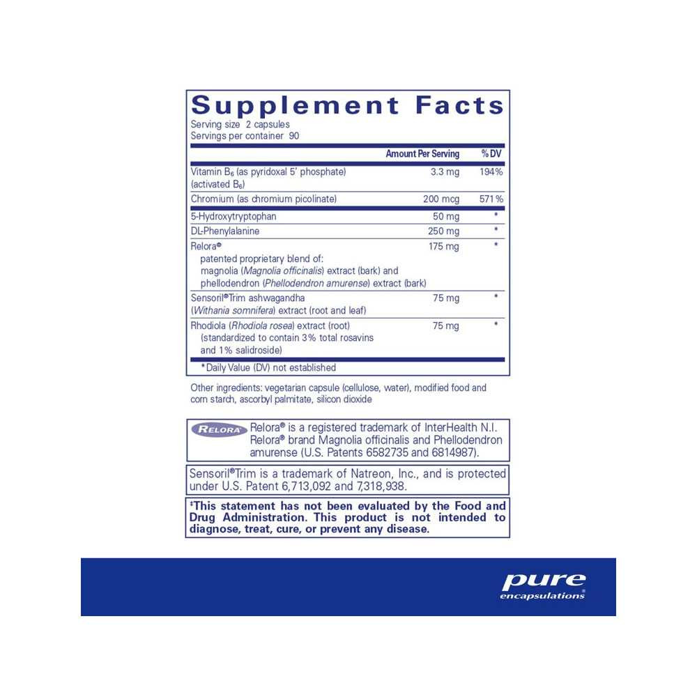 Pure Encapsulations Carbcrave Complex - 90 Capsules PURE10946 BeautifiedYou.com