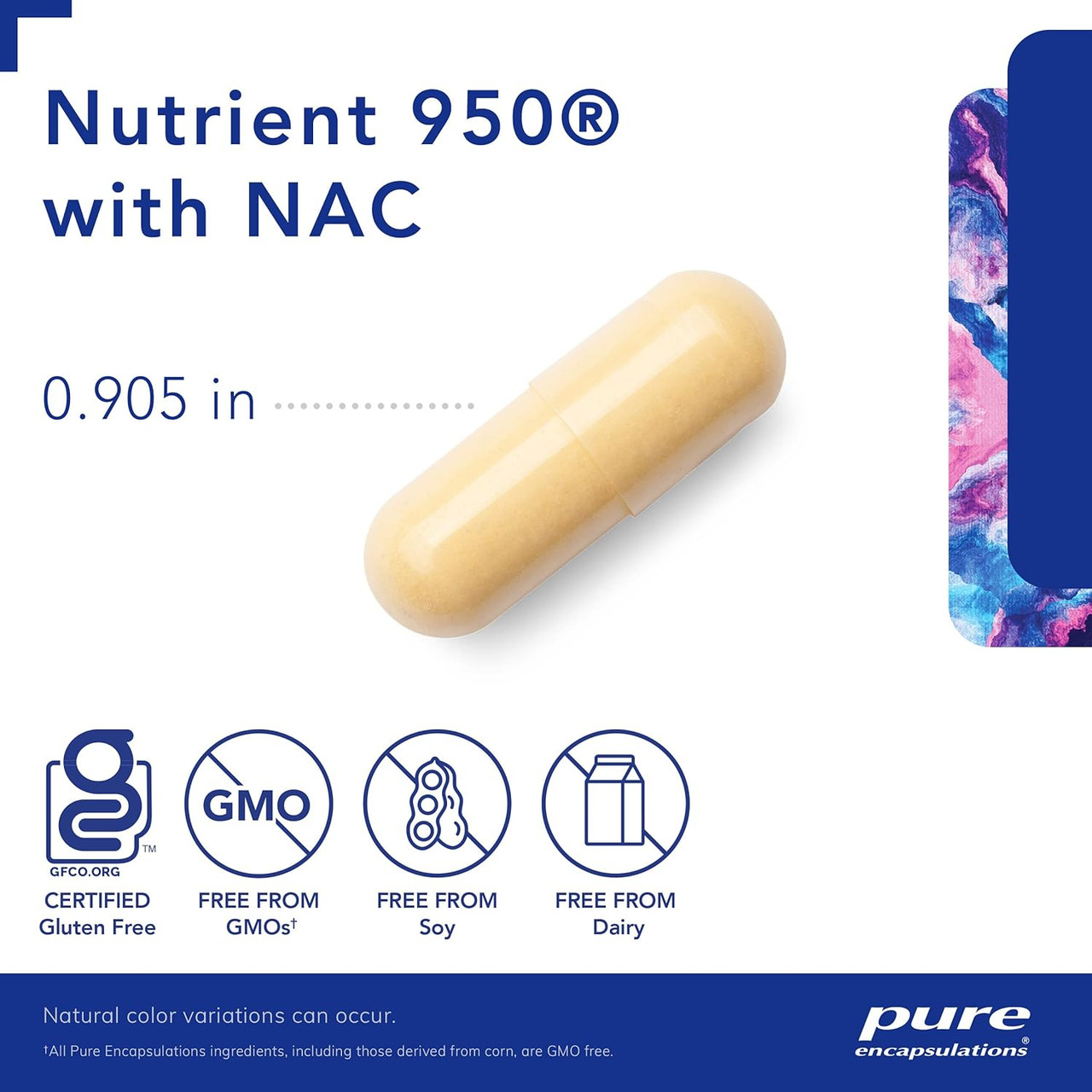 Pure Encapsulations Nutrient 950 with NAC - 240 Capsules