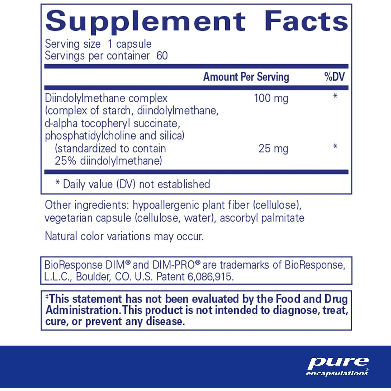 Pure Encapsulations DIM-Pro 100