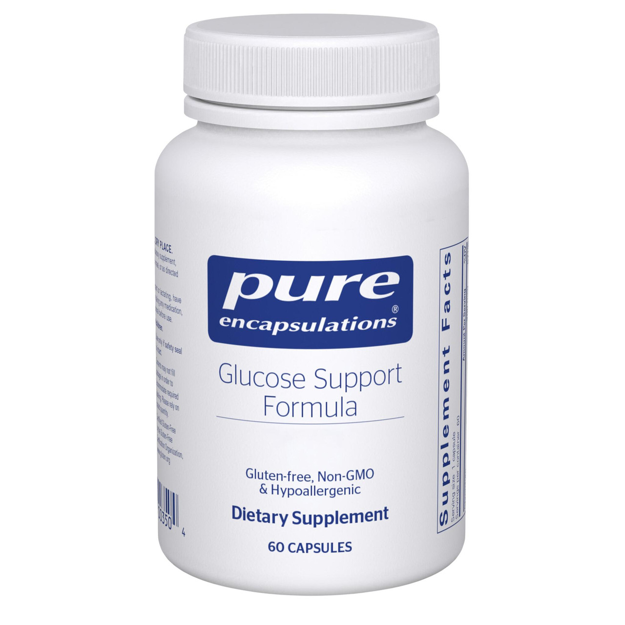 Pure Encapsulations Glucose Support Formula 60 capsule bottle