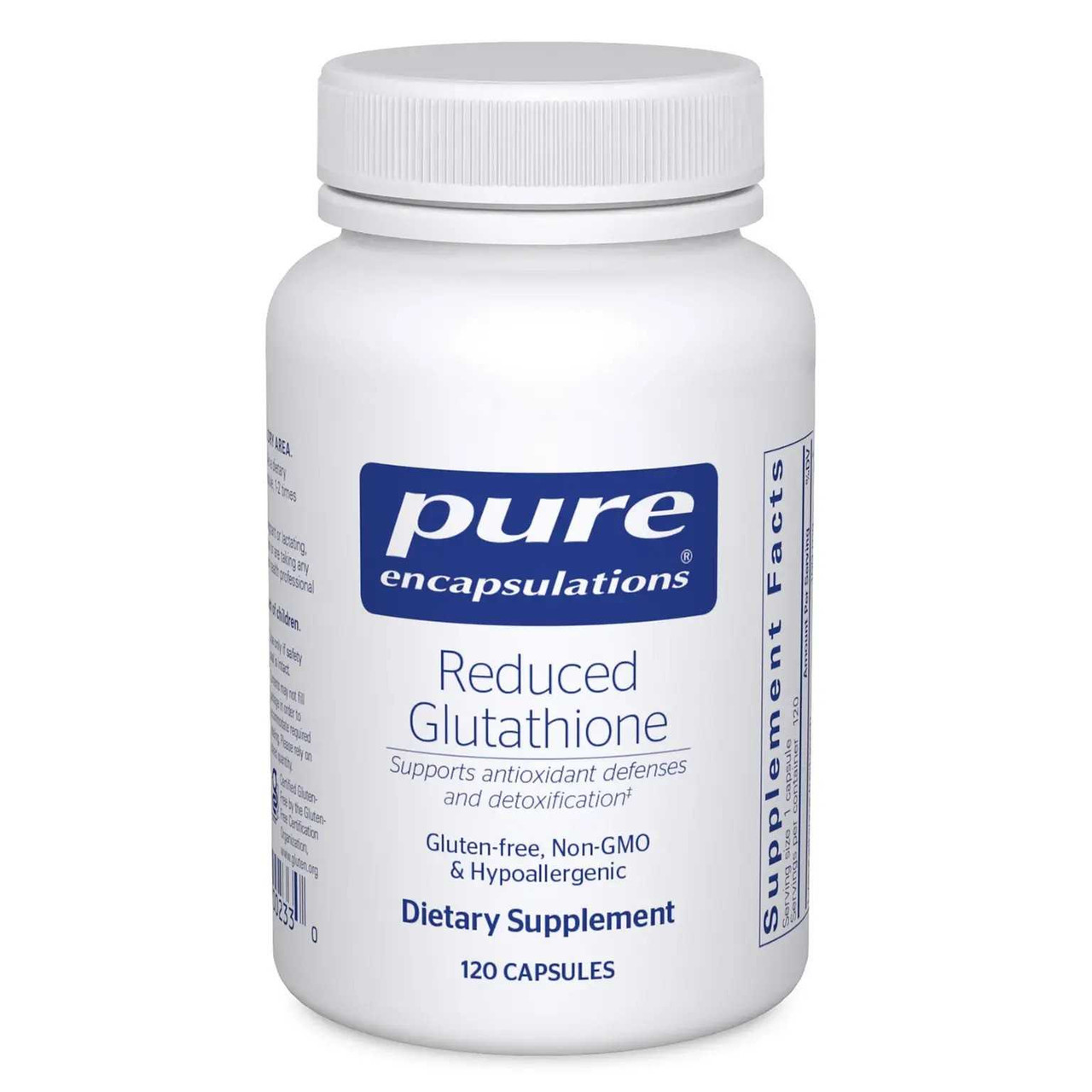 Pure Encapsulations Reduced Glutathione 120 capsules bottle