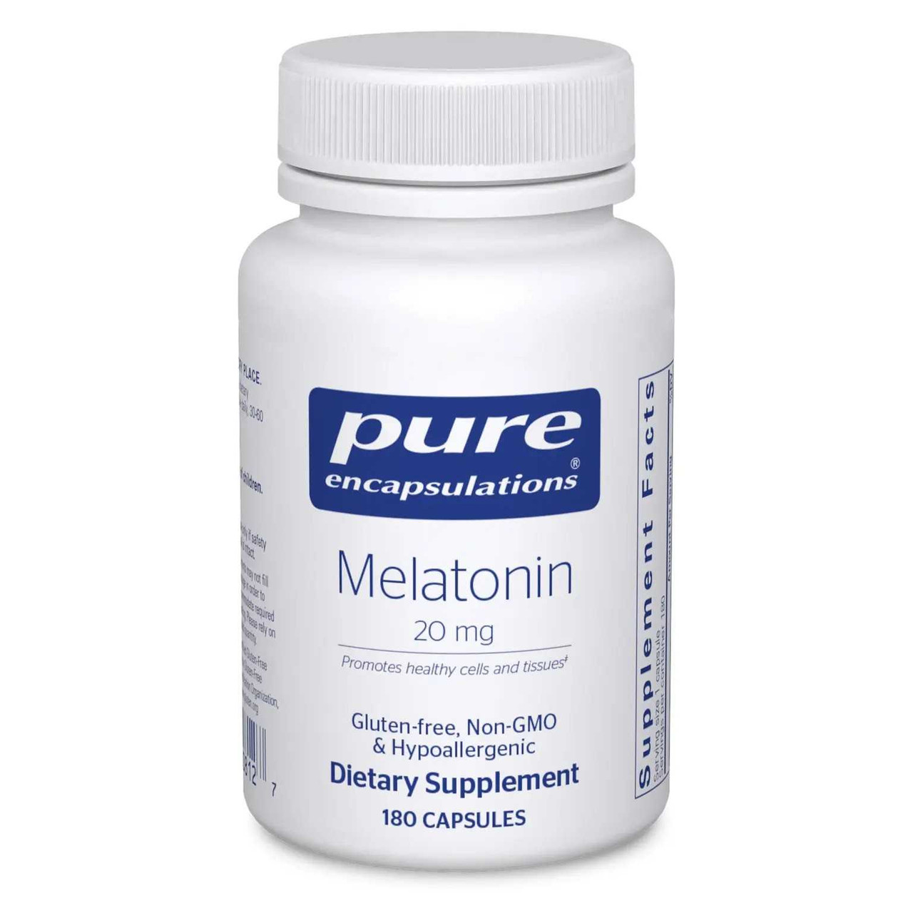 Pure Encapsulations Melatonin 20mg PURE-M20mg BeautifiedYou.com