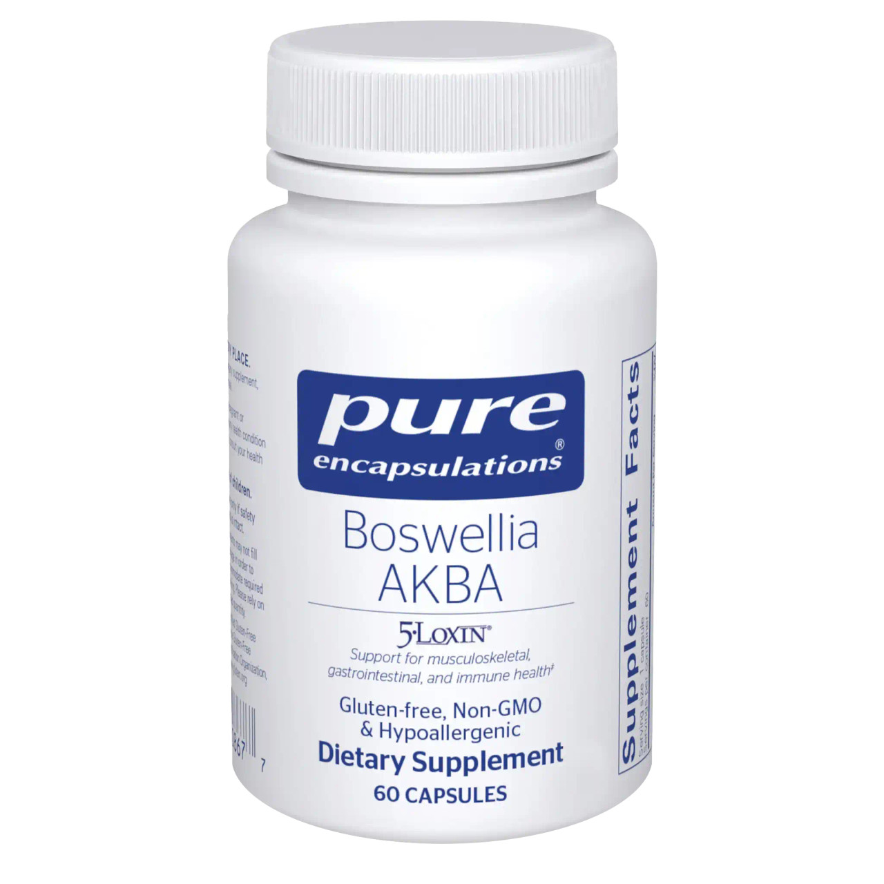 Pure Encapsulations Boswellia AKBA 60 capsule bottle