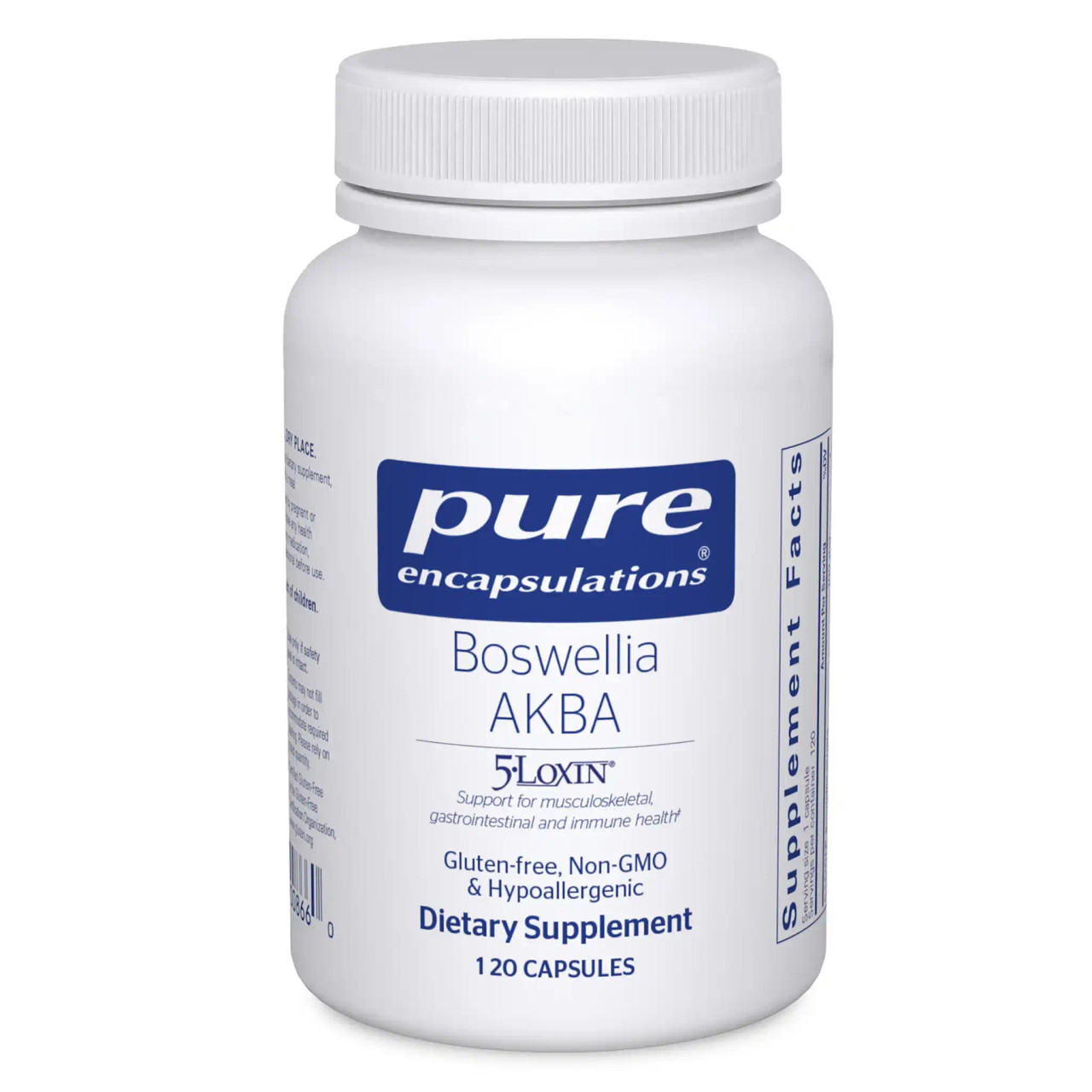 Pure Encapsulations Boswellia AKBA 120 capsule bottle
