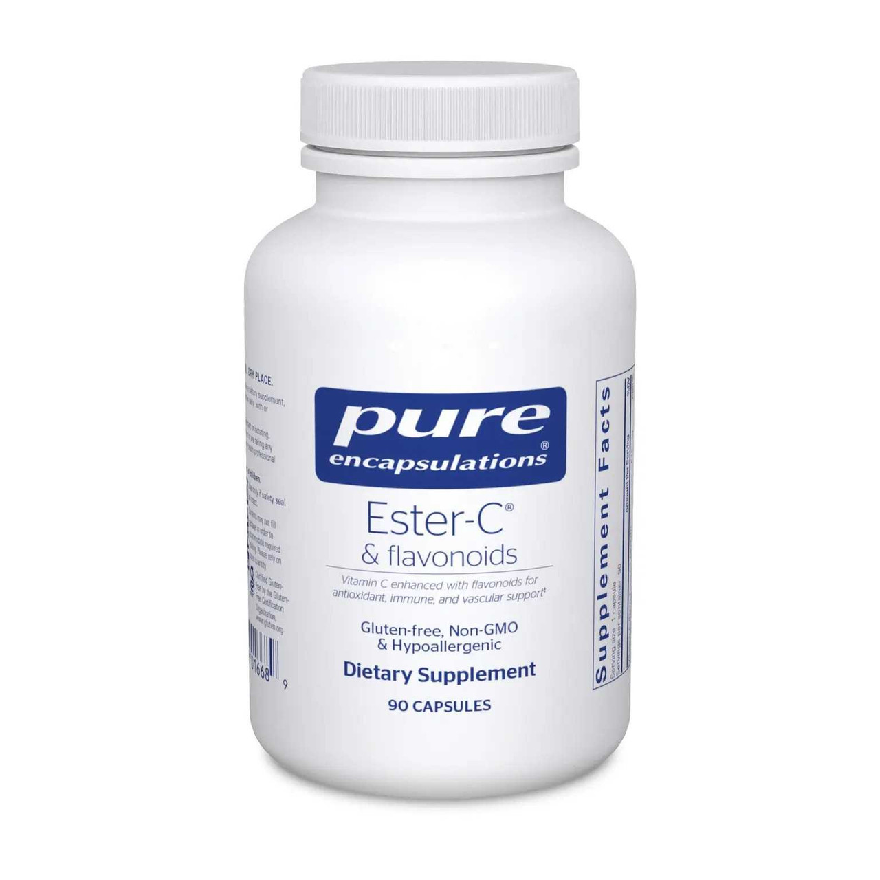 Pure Encapsulations Ester-C & Flavonoids 90 capsule bottle