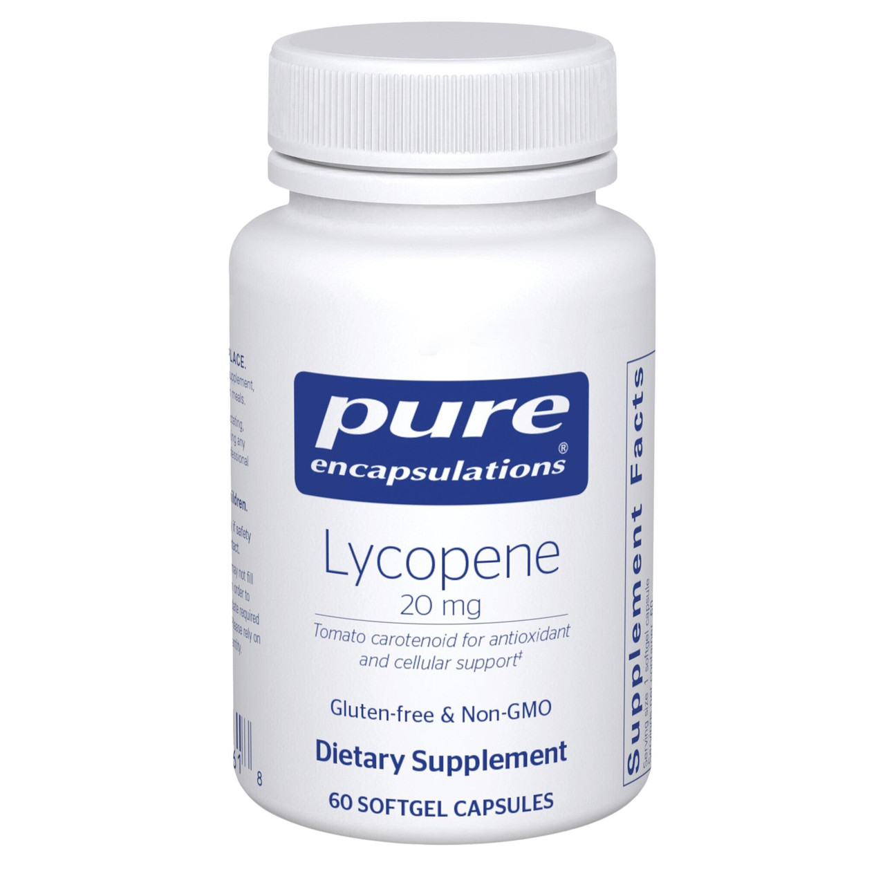 Pure Encapsulations Lycopene 20mg PURE-L20mg BeautifiedYou.com