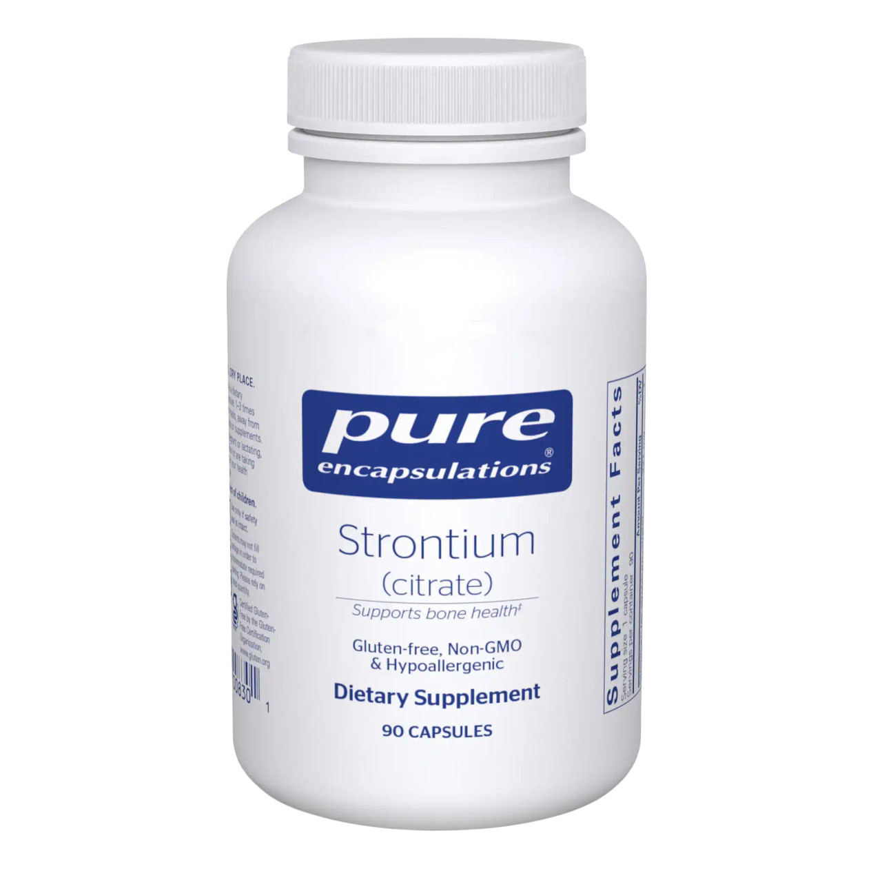Pure Encapsulations Strontium (citrate) 90 capsule bottle