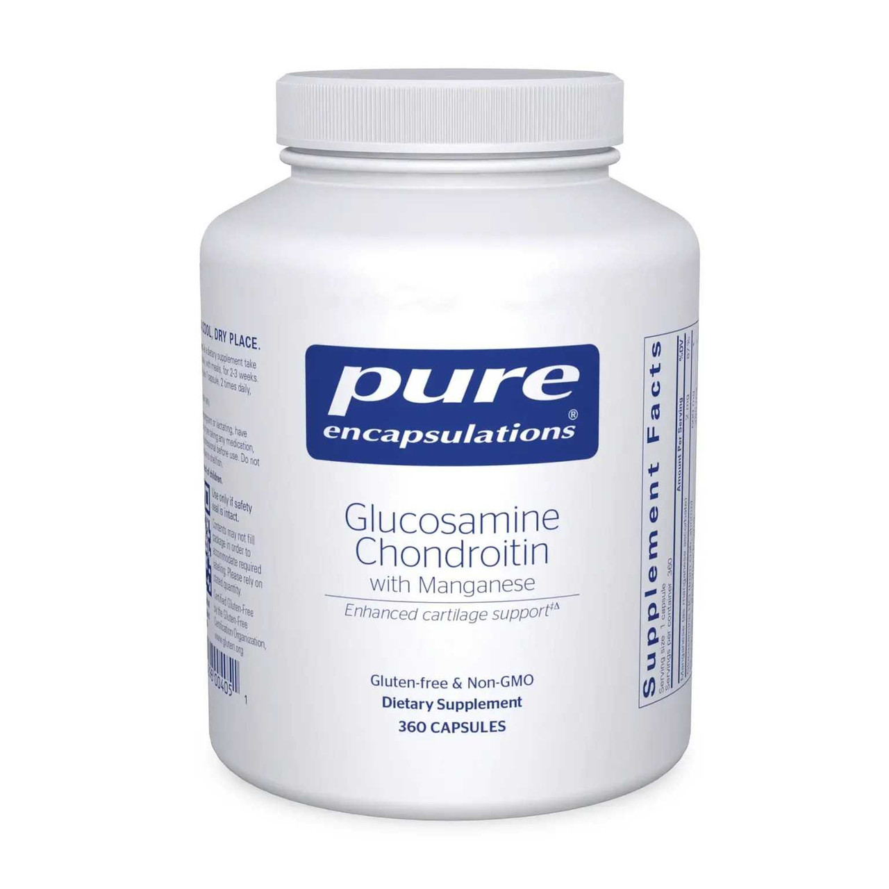 Pure Encapsulations Glucosamine Chondroitin with Manganese PURE-GCwM BeautifiedYou.com