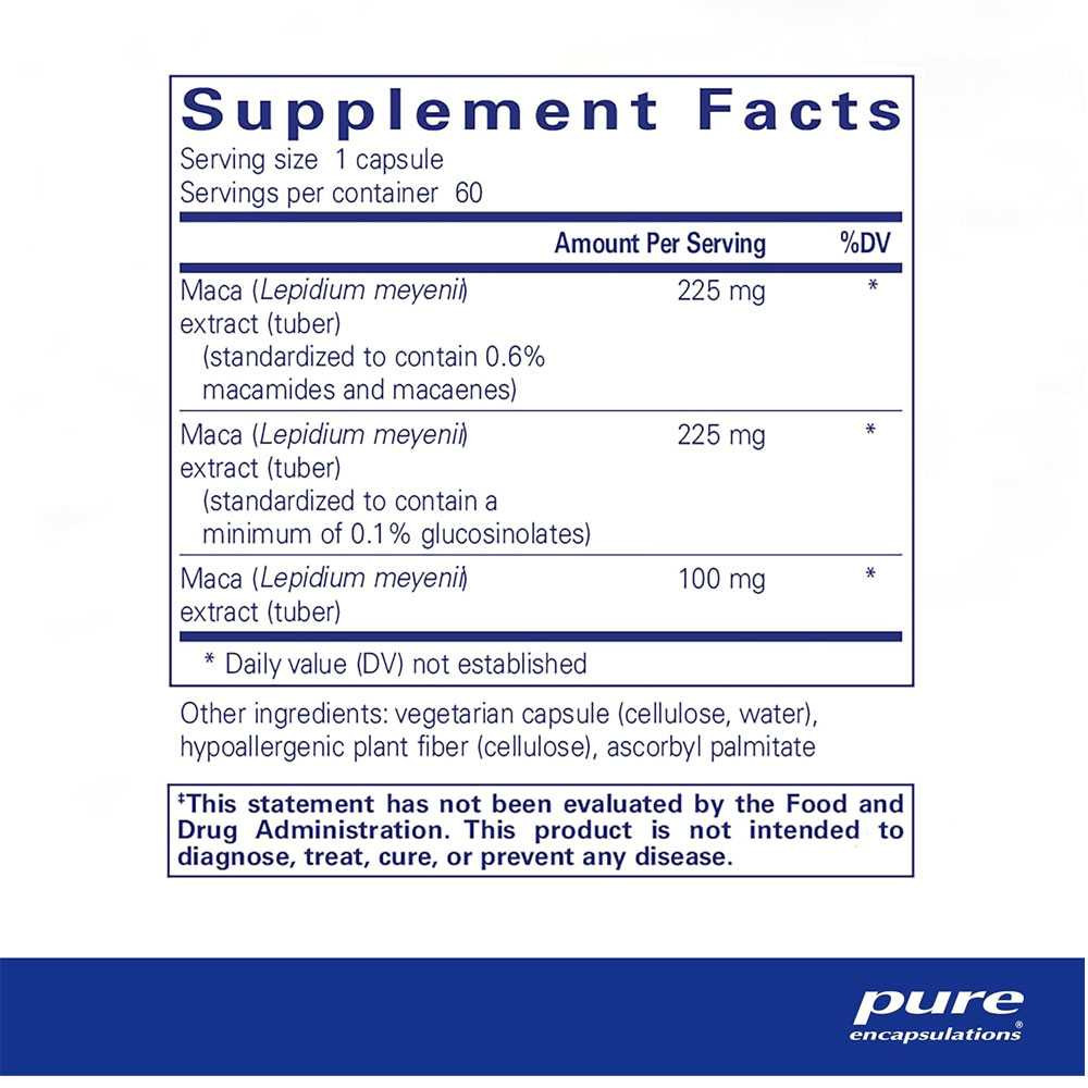 Pure Encapsulations Maca-3 PURE-M3 BeautifiedYou.com