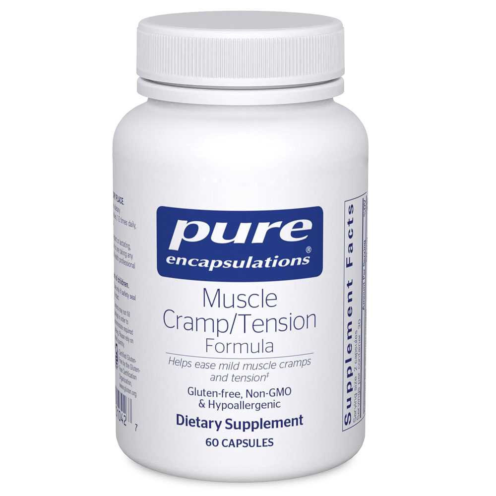 Pure Encapsulations Muscle Cramp/Tension Formula 60 capsule bottle