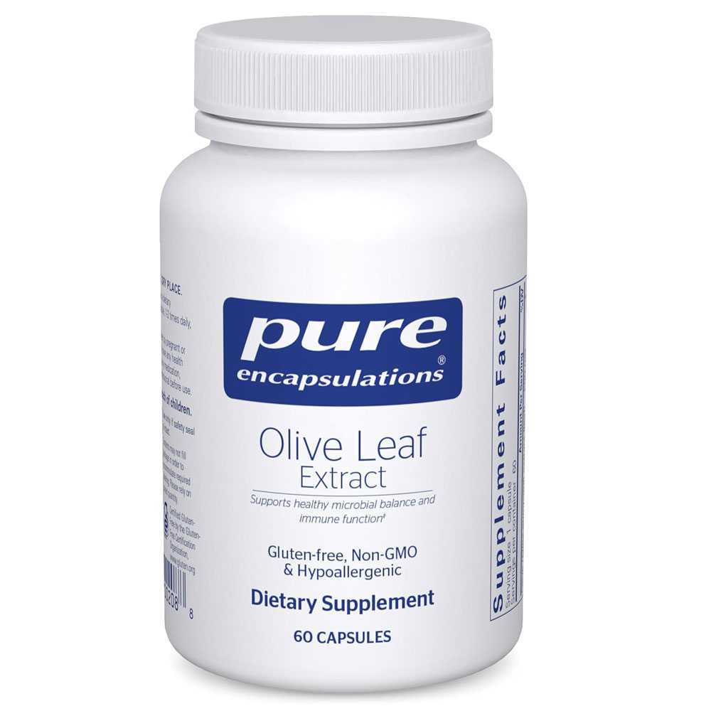 Pure Encapsulations Olive Leaf Extract PURE-OLE BeautifiedYou.com